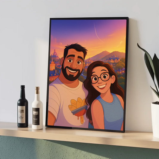 ✨ MARCO PERSONALIZADO 30X40 ESTILO DISNEY | TU FOTO COMO UN CUENTO DE HADAS 🏰💫