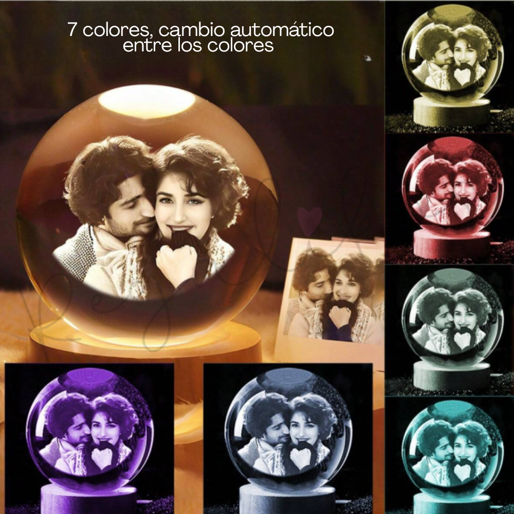 ✨ BOLA DE CRISTAL PERSONALIZADA - Un recuerdo mágico✨