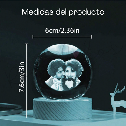✨ BOLA DE CRISTAL PERSONALIZADA - Un recuerdo mágico✨