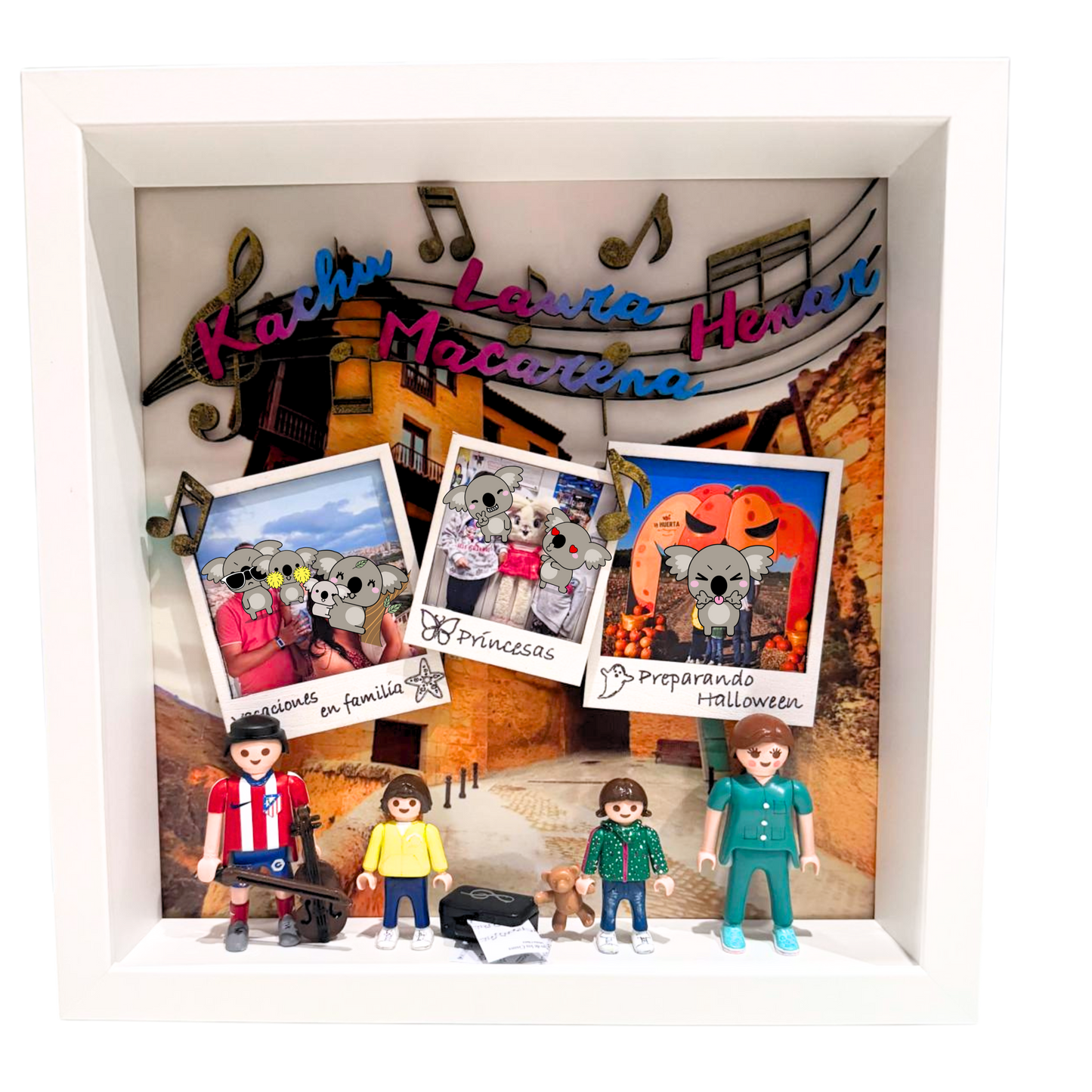 CUADRO PERSONALIZADO CON PLAYMOBIL