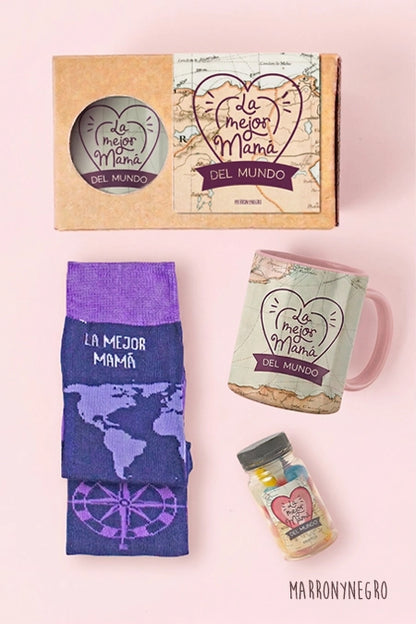 PACK TAZA LA MEJOR MAMÁ DEL MUNDO