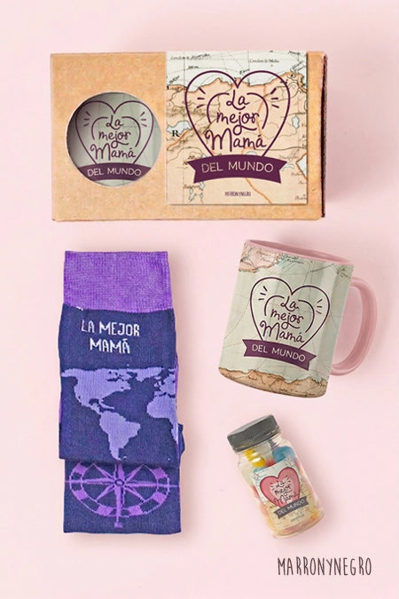 PACK TAZA LA MEJOR MAMÁ DEL MUNDO