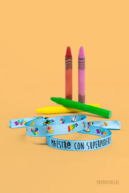 PULSERA MAESTRO CON SUPERPODERES