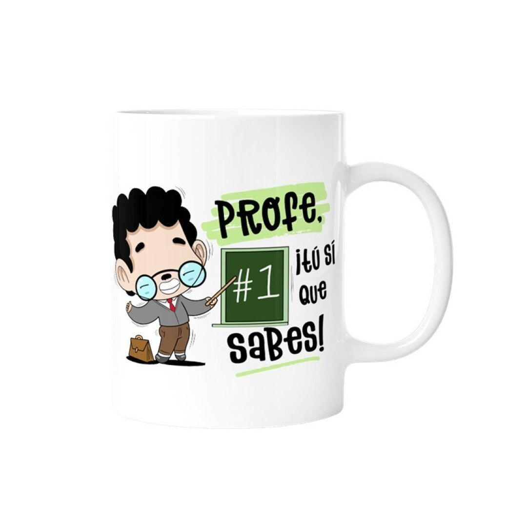 TAZA - PROFE, ¡TÚ SI QUE SABES!(CHICO)