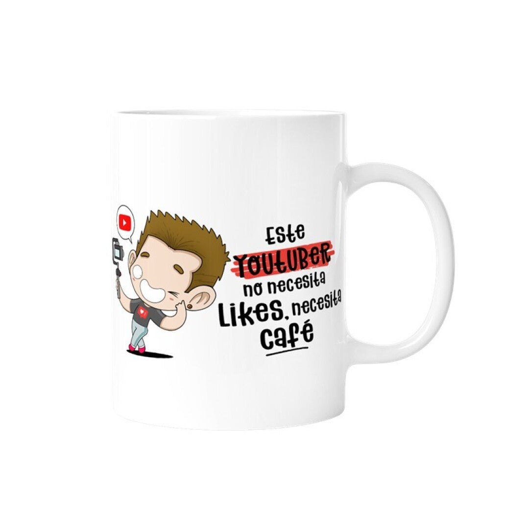 TAZA - ESTE YOUTUBER NO NECESITA LIKES,NECESITA CAFÉ