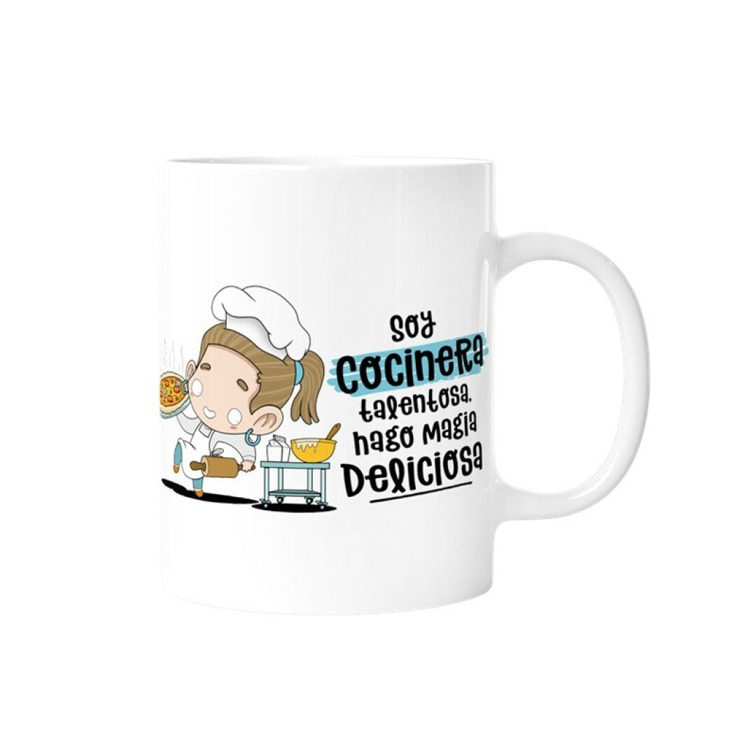 TAZA - SOY COCINERA TALENTOSA,HAGO MAGIA DELICIOSA