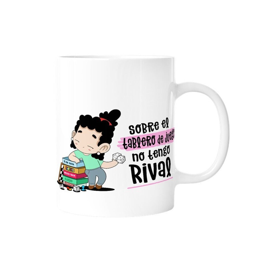 TAZA - SOBRE EL TABLERO DE JUEGO ESTOY HECHA UNA JEFAZA de MALASAÑA