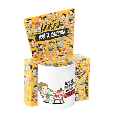 TAZA - QUE LA INSPIRACIÓN ME PILLE PINTANDO (MUJER) de MALASAÑA