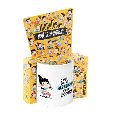 TAZA - LO MÍO CON EL ATLETISMO ES DE RÉCORD (MUJER) de MALASAÑA