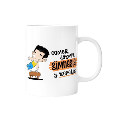 TAZA - COMER, DORMIR, GIMNASIA Y REPETIR (HOMBRE) de MALASAÑA