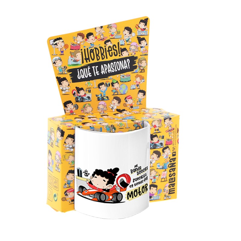 TAZA - MI BANDA SONORA FAVORITA: EL SONIDO DEL MOTOR (MUJER) de MALASAÑA