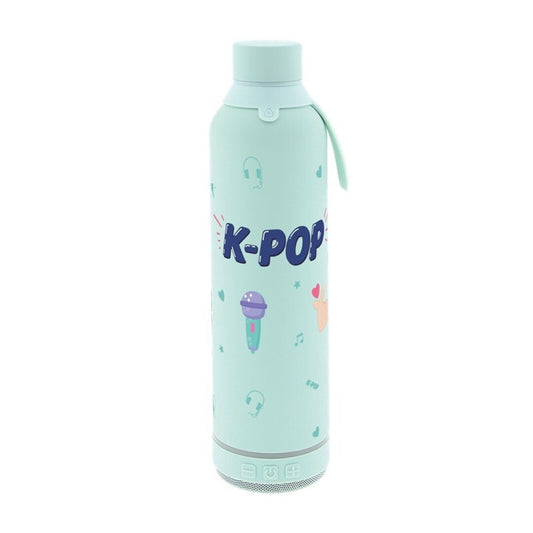 BOTELLA 600ML CON ALTAVOZ - MINT K-POP