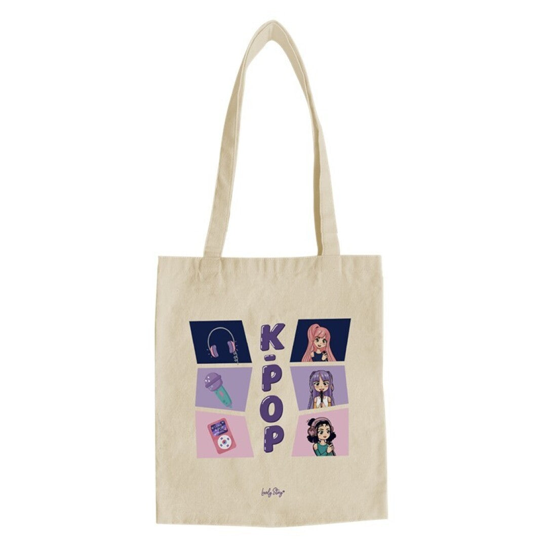 BOLSA DE TELA / TOTE BAG - K-POP STARS