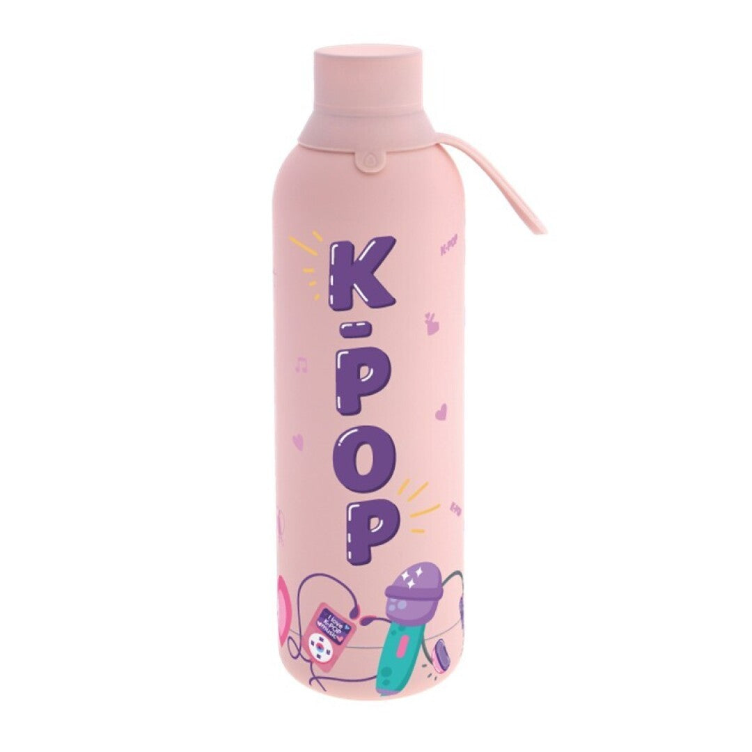 BOTELLA TÉRMICA 750ML - PINK K-POP