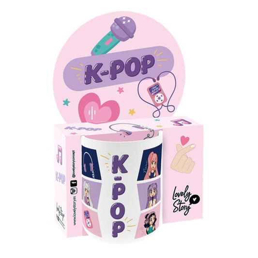 TAZA CERÁMICA  330ML - K-POP STARS