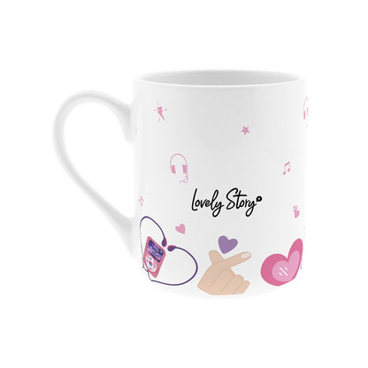 TAZA CERÁMICA 330ML - K-POP VIBES