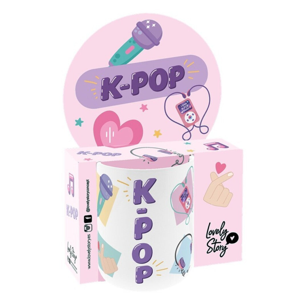 TAZA CERÁMICA 330ML - K-POP UNIVERSE