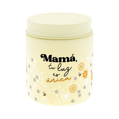 VELA AROMÁTICA - YELLOW - MAMÁ, TU LUZ ES ÚNICA