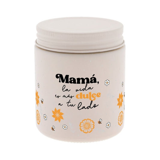 VELA AROMÁTICA - MAMÁ, LA VIDA ES MÁS DULCE A TU LADO
