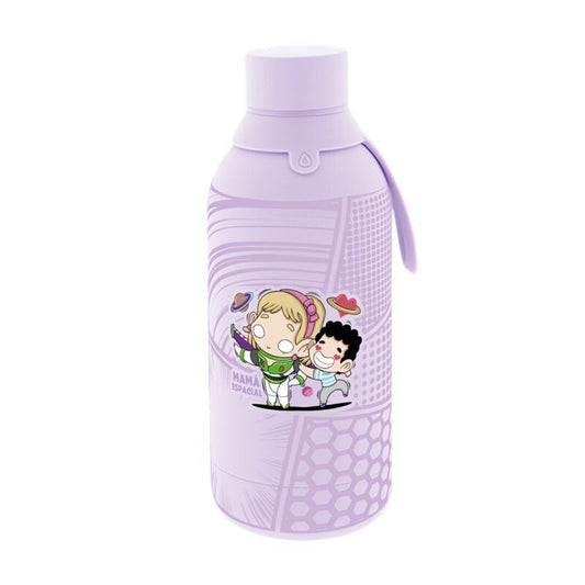 BOTELLA TÉRMICA 500ML - LILAC - MAMÁ ESPACIAL