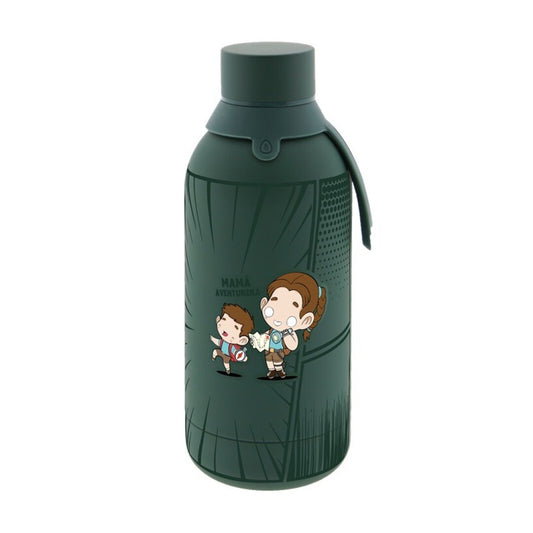 BOTELLA TÉRMICA 500ML - DARK PEPPERMINT - MAMÁ AVENTURERA