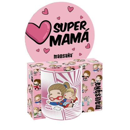 TAZA 330 ML / MUG 330 ML - SÚPER MAMÁ