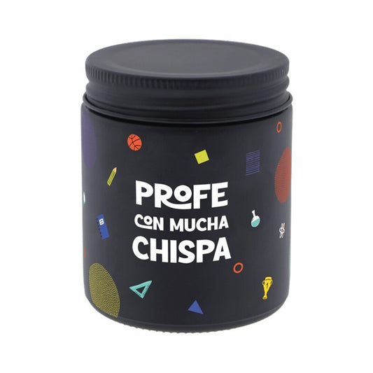 VELA AROMÁTICA -  BLACK - PROFE CON MUCHA CHISPA
