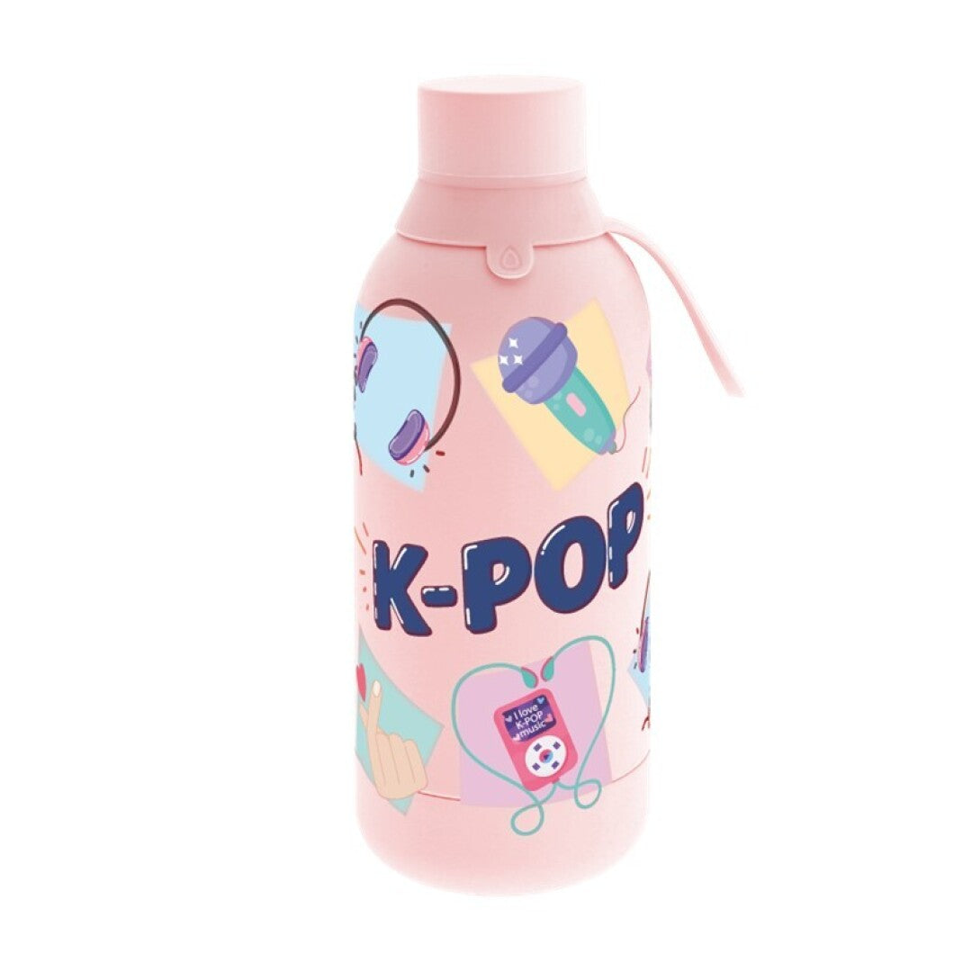 BOTELLA TÉRMICA 500ML - CORAL PINK -K-POP