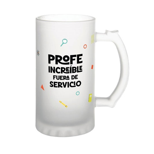 JARRA DE CERVEZA - PROFE INCRÍBLE FUERA DE SERVICIO