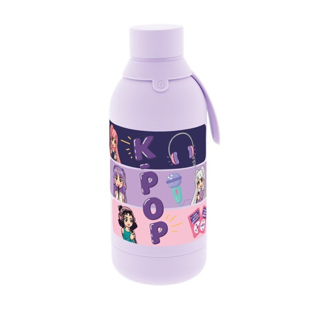 BOTELLA TÉRMICA 500ML - LILAC K-POP