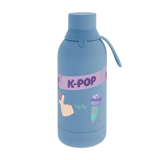 BOTELLA TÉRMICA 500ML - PETROL BLUE K-POP