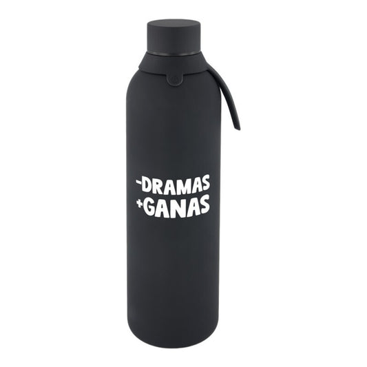 BOTELLA TÉRMICA 750ML - MENOS DRAMAS, MÁS GANAS