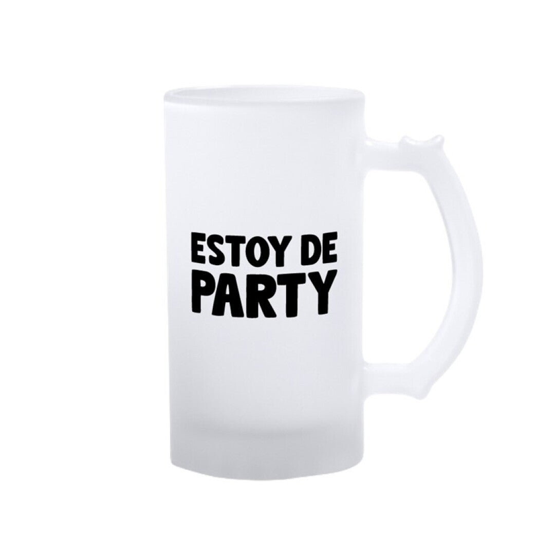 JARRA DE CERVEZA - ESTOY DE PARTY