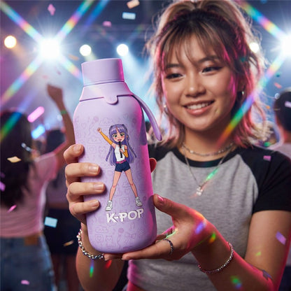 BOTELLA TÉRMICA 500ML - LILAC - K-POP