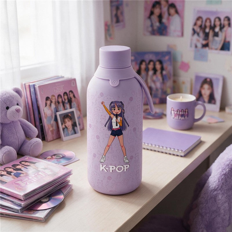 BOTELLA TÉRMICA 500ML - LILAC - K-POP