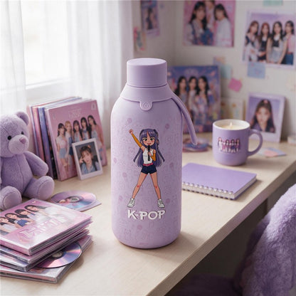 BOTELLA TÉRMICA 500ML - LILAC - K-POP