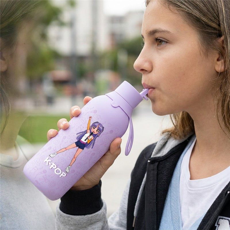 BOTELLA TÉRMICA 500ML - LILAC - K-POP