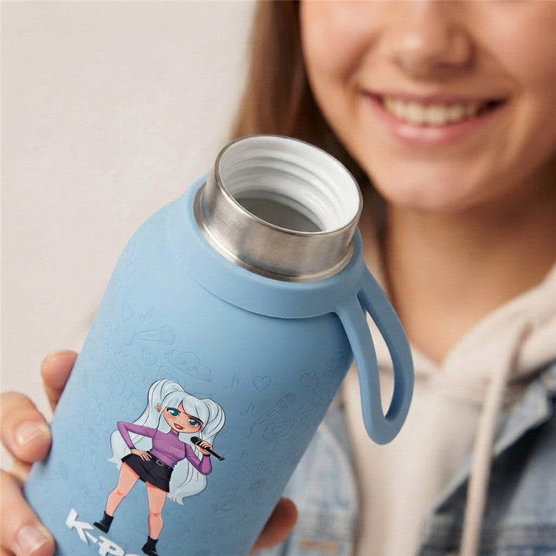BOTELLA TÉRMICA 500ML - PETROL BLUE - K-POP