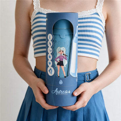 BOTELLA TÉRMICA 500ML - PETROL BLUE - K-POP