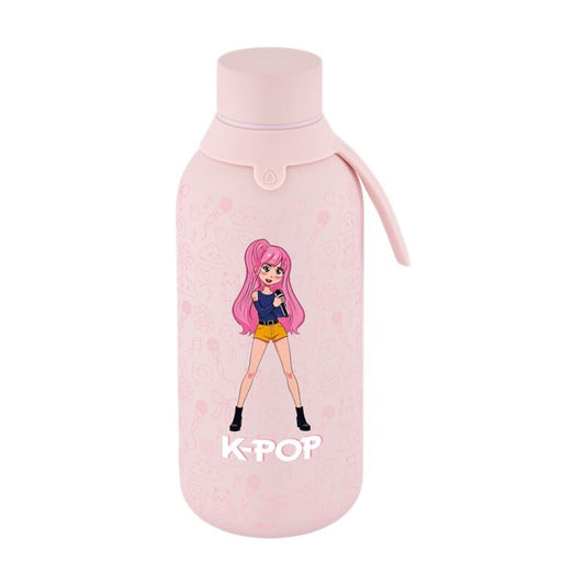 BOTELLA TÉRMICA 500ML - PINK - K-POP