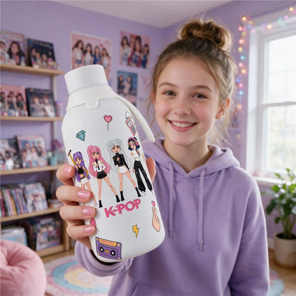 BOTELLA TÉRMICA 500ML - ICE - K-POP