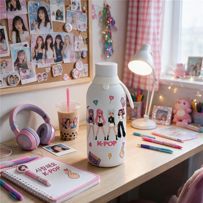 BOTELLA TÉRMICA 500ML - ICE - K-POP