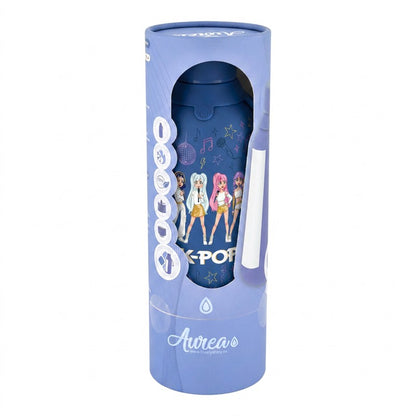 BOTELLA TÉRMICA 500ML - DARK BLUE - K-POP