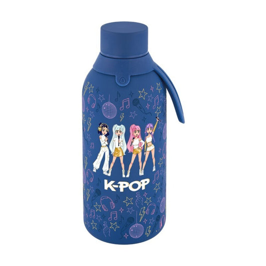 BOTELLA TÉRMICA 500ML - DARK BLUE - K-POP