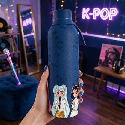 BOTELLA TÉRMICA 750ML - DARK BLUE - K-POP