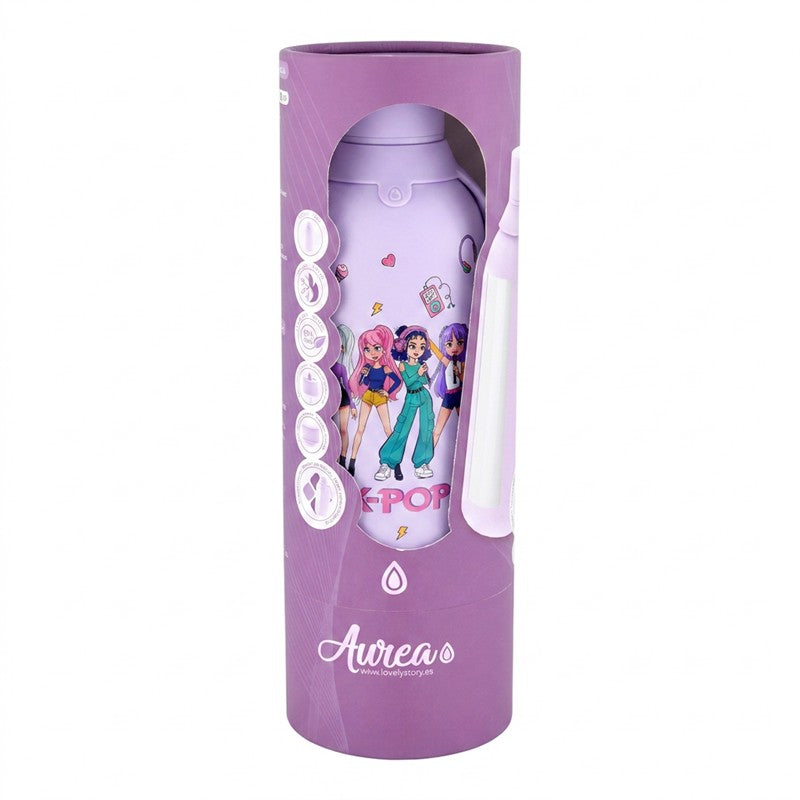 BOTELLA TÉRMICA 500ML - LILAC - K-POP
