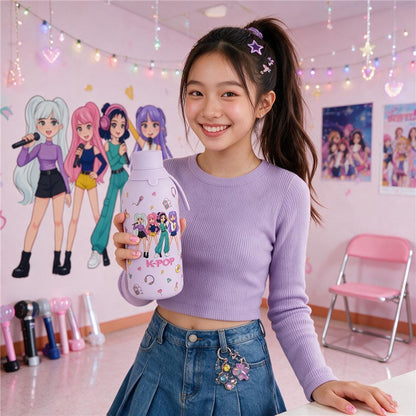 BOTELLA TÉRMICA 500ML - LILAC - K-POP