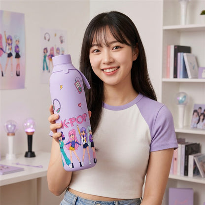 BOTELLA TÉRMICA 750ML - LILAC - K-POP