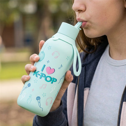 BOTELLA TÉRMICA 500ML - MINT - K-POP