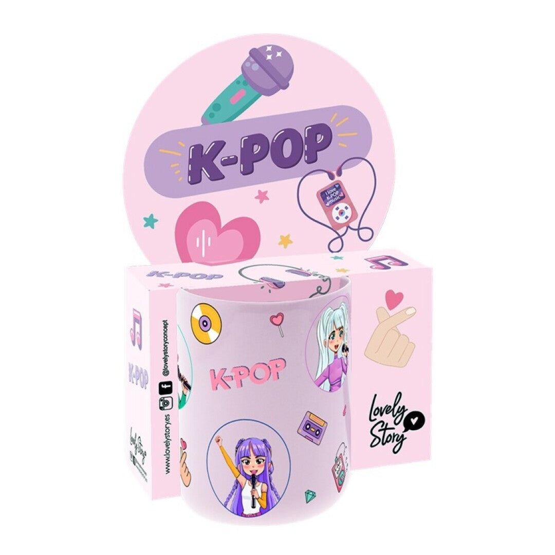 TAZA 330 ML- LILAC - K-POP